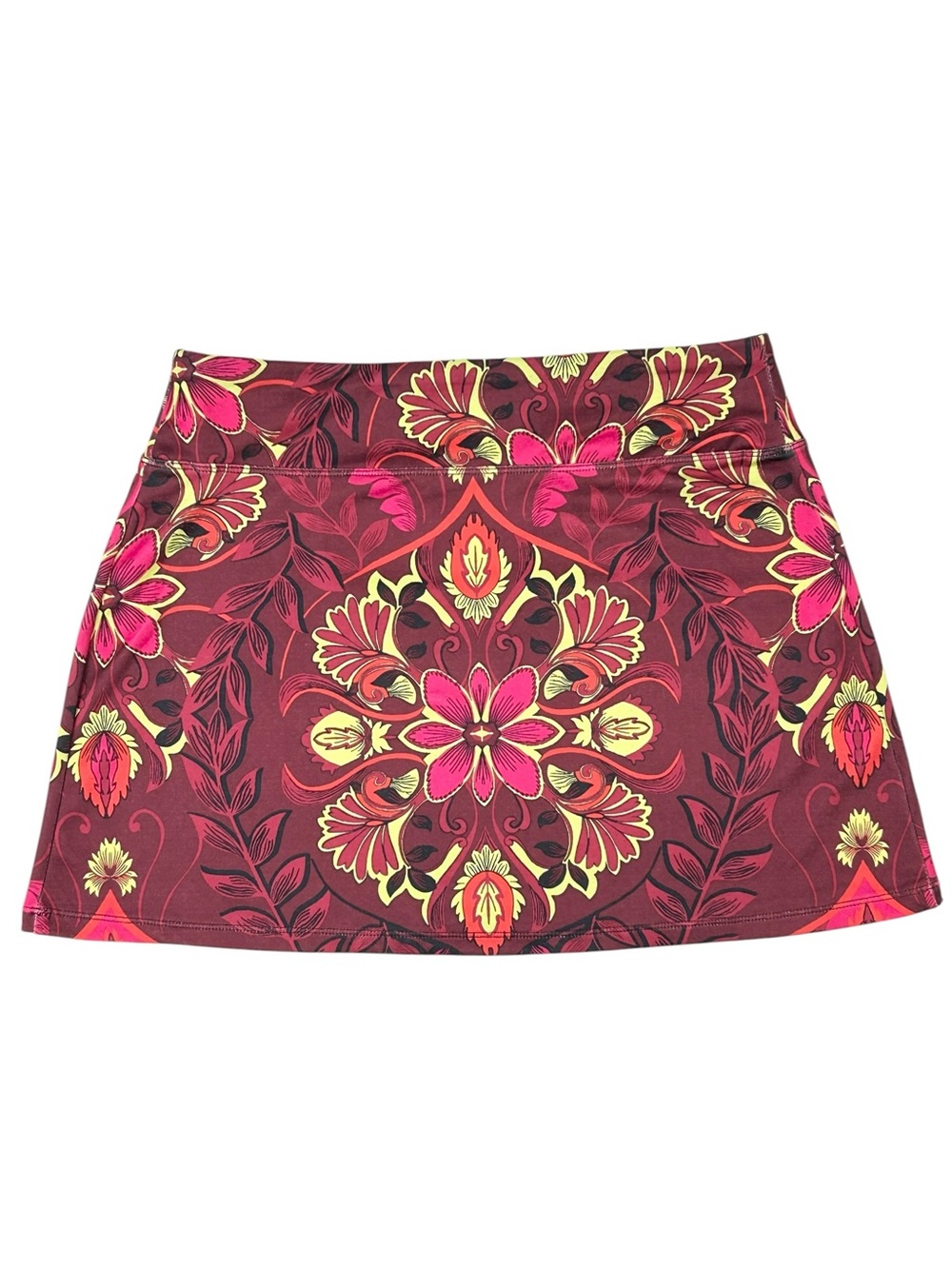 Athleta Multicolor Floral Workout Skirt Size Small